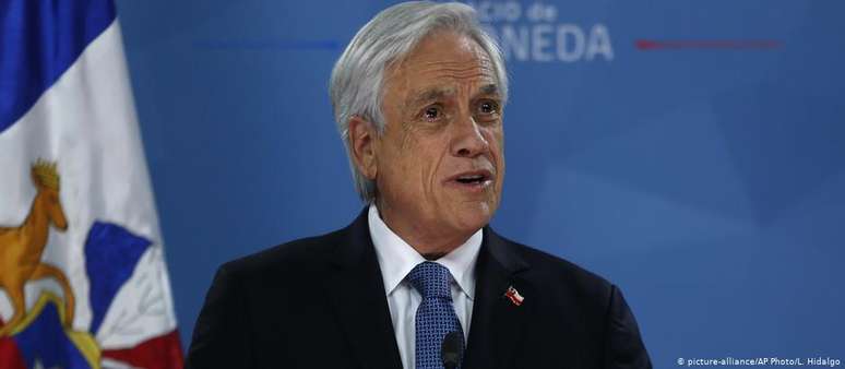 Piñera anunciou medidas num pronunciamento feito em rede nacional 