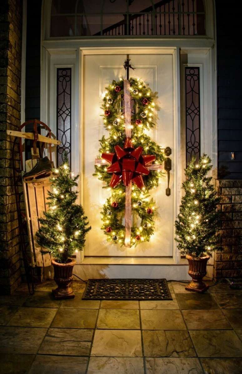 58. Linda ideia para decoração natalina para casas – Foto: Roomodeling