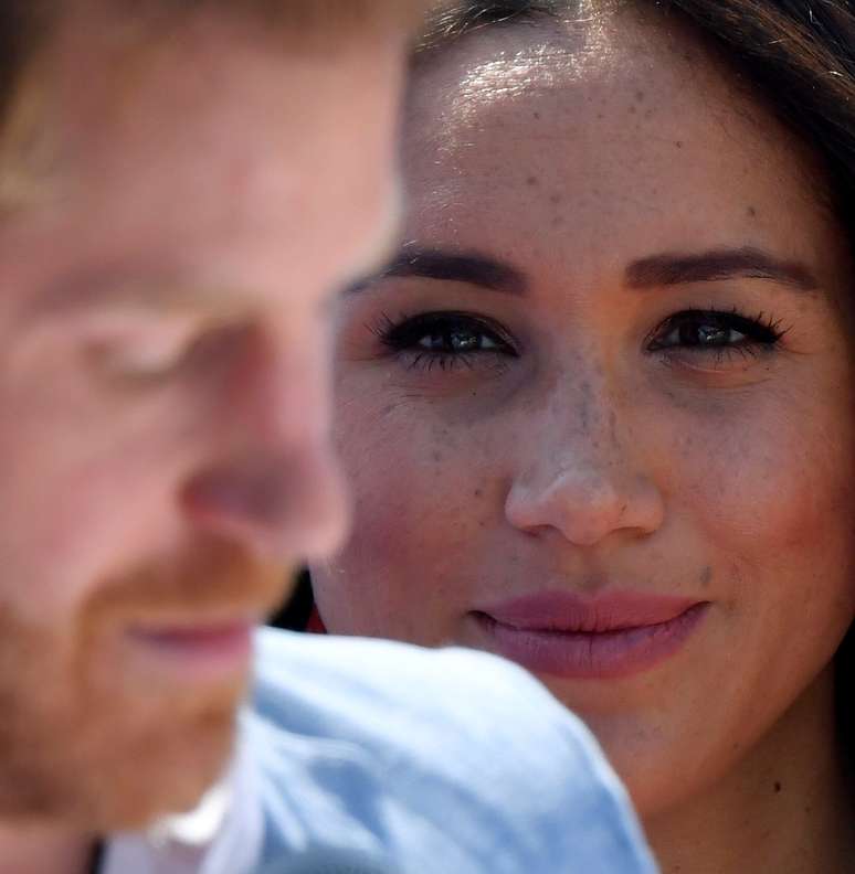 Meghan Markle e príncipe Harry durante visita a Johanesburgo
02/10/2019
REUTERS/Toby Melville