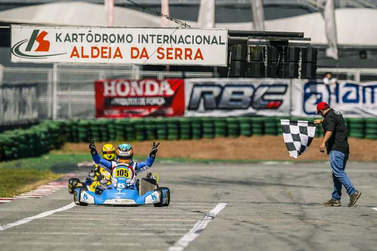 Ricardo Gracia no Paulista Light de Kart (Bruno Gorski/RF1)