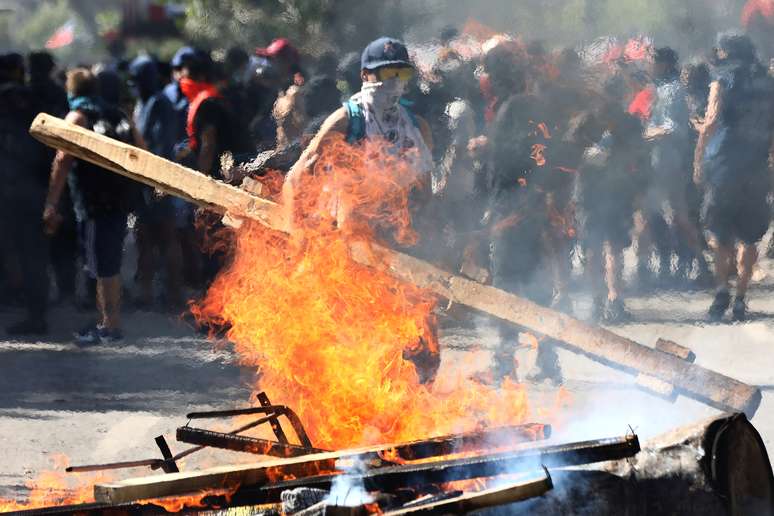 Protesto contra o modelo econômico chileno em Santiago
24/10/2019
REUTERS/Edgard Garrido