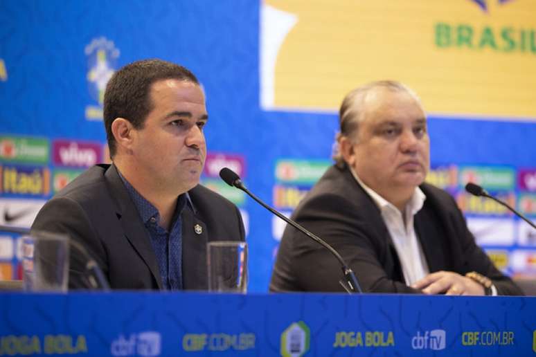 'Equipe que estamos treinando conseguiu desempenho' (Foto: Lucas Figueiredo/CBF)