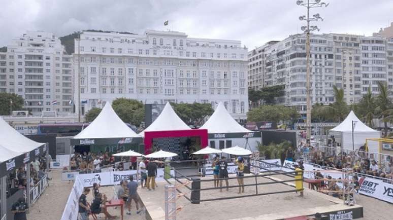 Copacabana, a praia mais famosa do mundo, será mais uma vez casa do Boxe de Praia (Foto divulgação)