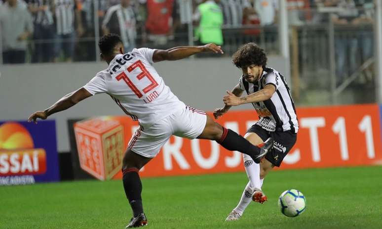 Atlético-MG e São Paulo se enfrentaram no primeiro turno do Brasileirão (Foto: Reprodução/Twitter)