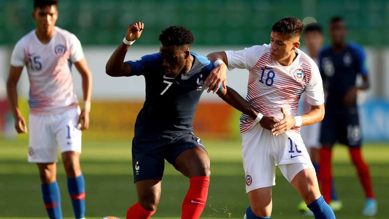 França derrotou o Chile por 2 a 0 em uma das partidas do Mundial Sub-17 realizadas neste domingo em estádios pelo Brasil