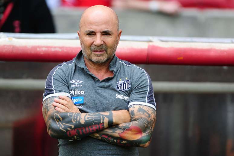 Treinador Sampaoli do Santos