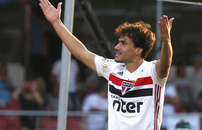 Igor Gomes foi o destaque do São Paulo neste domingo, contra o Atlético-MG (Foto: Rubens Chiri/saopaulofc.net)