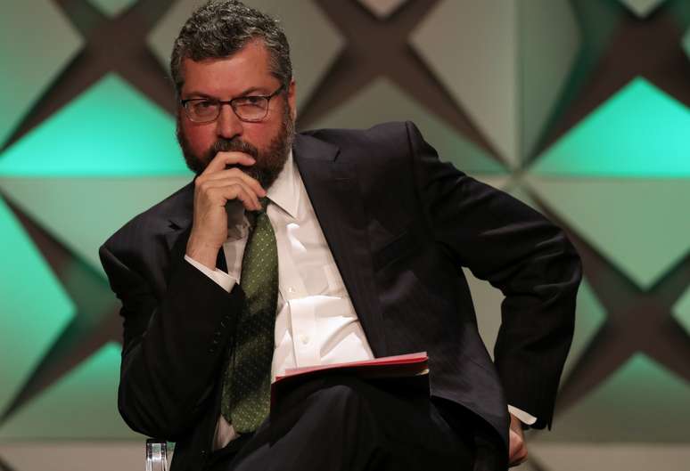 Ministro das Rela&ccedil;&otilde;es Exteriores, Ernesto Ara&uacute;jo
10/10/2019
REUTERS/Amanda Perobelli