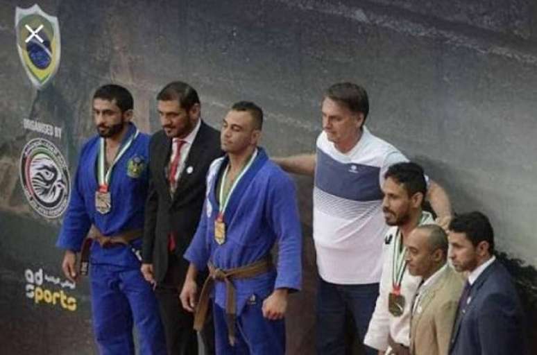 Jair Bolsonaro conheceu trabalho com Jiu-Jitsu que é desenvolvido em Abu Dhabi (Foto: Divulgação)