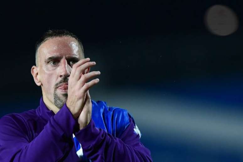 Ribéry durante jogo da Fiorentina (Foto: AFP)