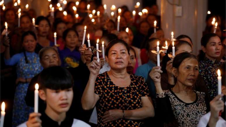 A comunidade católica na província de Nghe An ora pelos 39 mortos encontrados em Essex, muitos dos quais se presume serem desta localidade