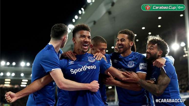 Everton venceu em casa (Foto: Reprodução/Twitter Carabao Cup)