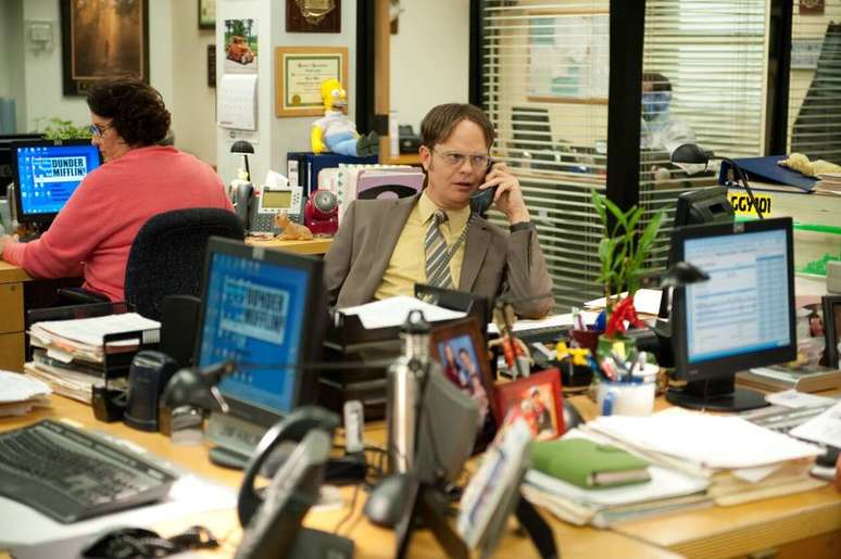 Um dos personagens mais marcantes da série, Dwight Schrute sonha em ocupar o mais alto escalão da Dunder Mifflin