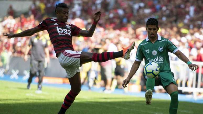 No primeiro turno, o Flamengo venceu o Goiás por 6 a 1 no Maracanã (Foto: Delmiro Junior/Photo Premium)