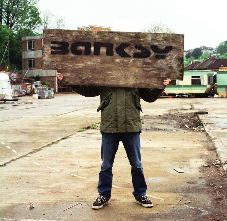 A identidade de Banksy nunca foi revelada publicamente