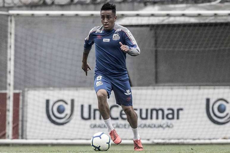 Cueva está fora dos planos do Santos (Ivan Storti/SFC)