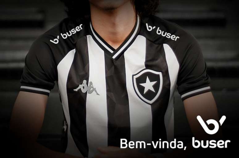 Botafogo fechou patrocínio com a Buser para as camisas de jogo (Foto: Divulgação)