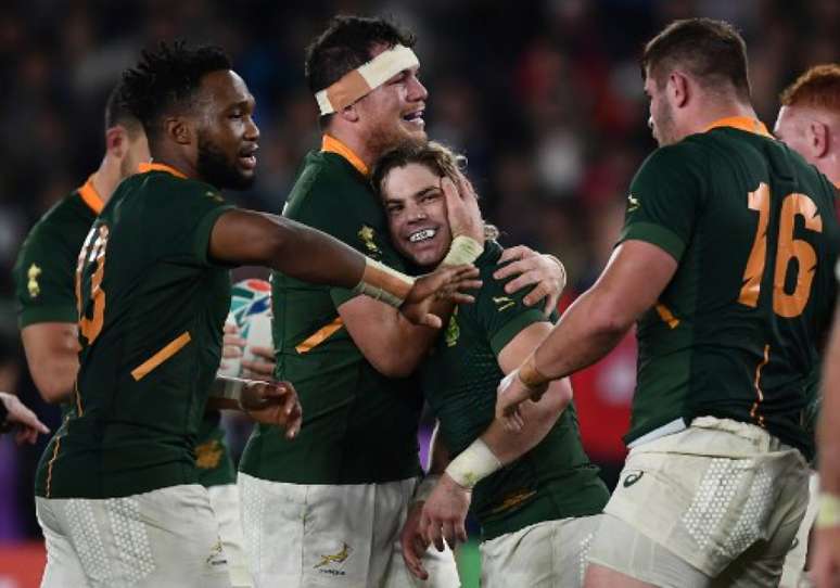 Rugby: terceiro título mundial para África do Sul