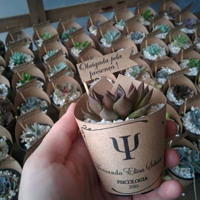 69. Lembrancinha de formatura psicologia &ndash; Por: Pinterest