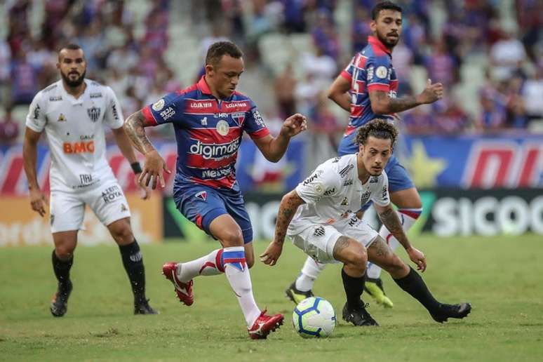 O time mineiro teve mais "coração" em campo do que bom futebol mais uma vez- (Foto: Bruno Cantini / Atlético)