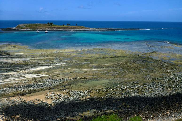 A Marinha divulgou neste sábado (2) que pequenos fragmentos de óleo foram encontrados e recolhidos na região de Abrolhos