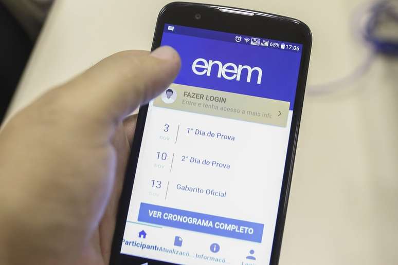 Aplicativo de Celular ENEM 2019