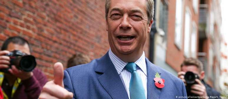 Farage fundou o Partido Brexit no início deste ano