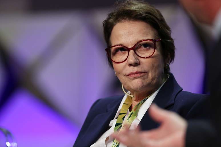 Ministra da Agricultura brasileira, Tereza Cristina
10/10/2019
REUTERS/Amanda Perobelli