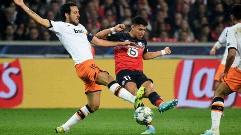 Lille e Valencia empataram em 1 a 1 na rodada passada (Foto: AFP)
