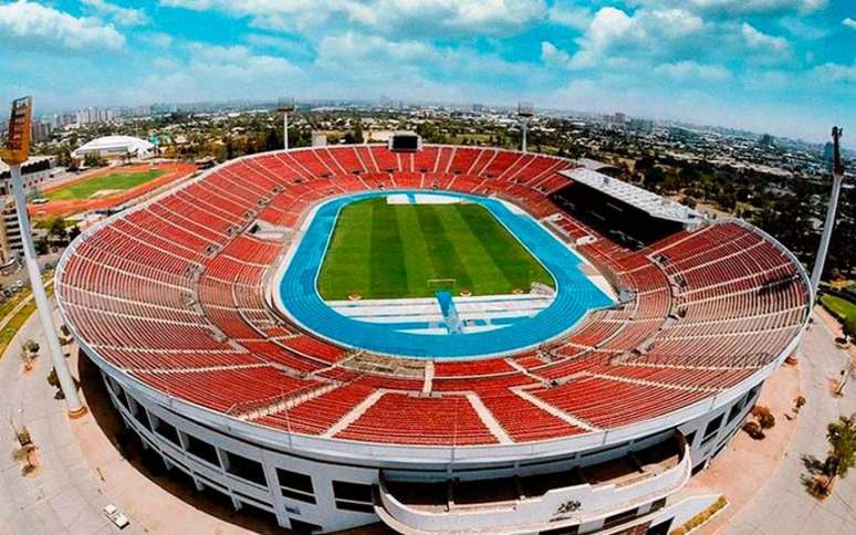 Estádio Nacional de Santiago, até o momento, palco da decisão entre Flamengo e River (Foto: Conmebol/Divulgação)