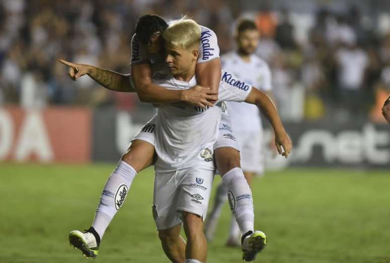 Soteldo marcou dois gols contra o Botafogo (Ivan Storti/Santos FC)