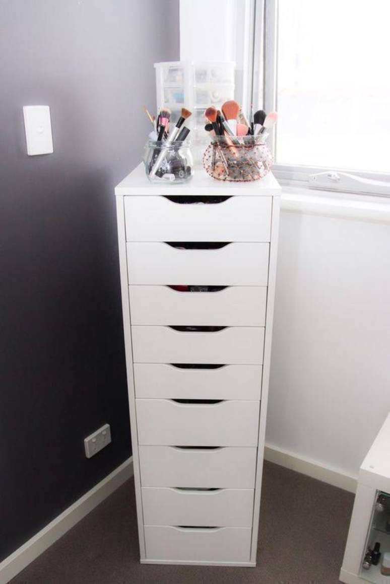 12. Gaveteiro organizador para quarto pequeno – Por: Ikea