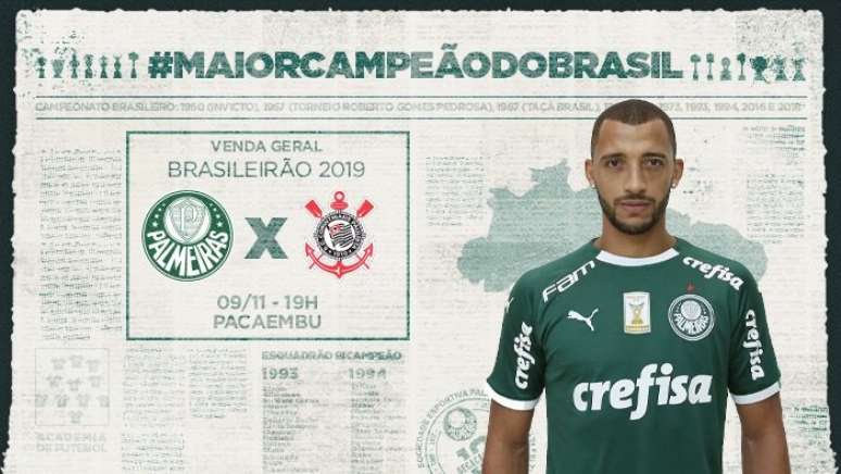 Palmeiras tenta aproveitar momento de instabilidade do Corinthians (Foto: Reprodução)