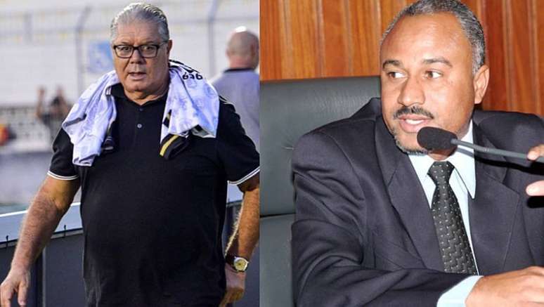 Abdalla (esquerda) assumiu o cargo em janeiro de 2018 e agora será substituído pelo vice, Sebastião Arcanjo