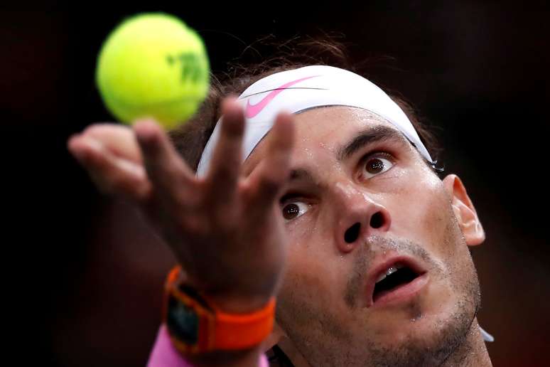 Rafael Nadal no Masters 1000 de Paris
01/11/2019
REUTERS/Christian Hartmann
