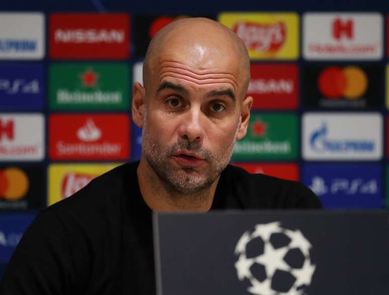 Técnico do Manchester City, Pep Guardiola.  November 5, 2019   Action Images via Reuters/Carl Recine 