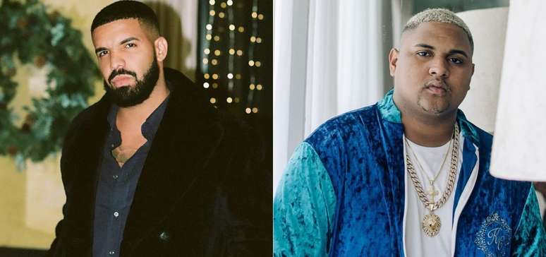 Drake e MC Kevin O Chris. Artistas gravaram parceria do hit &#039;Ela é do tipo&#039;