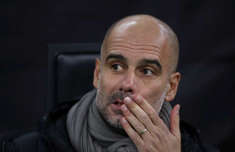 Técnico do Manchester City, Pep Guardiola
06/11/2019
Action Images via Reuters/Carl Recine