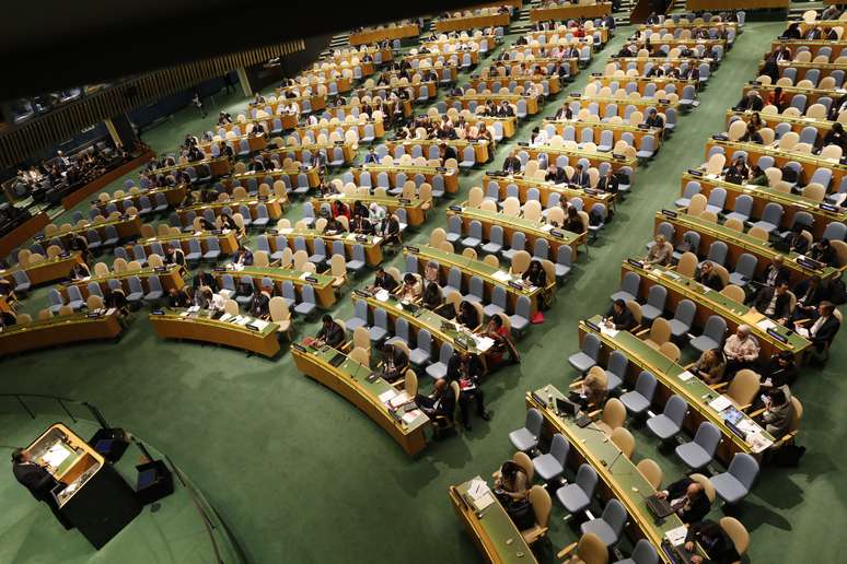 Plenário da Assembleia Geral da ONU
27/09/2019
REUTERS/Brendan Mcdermid
