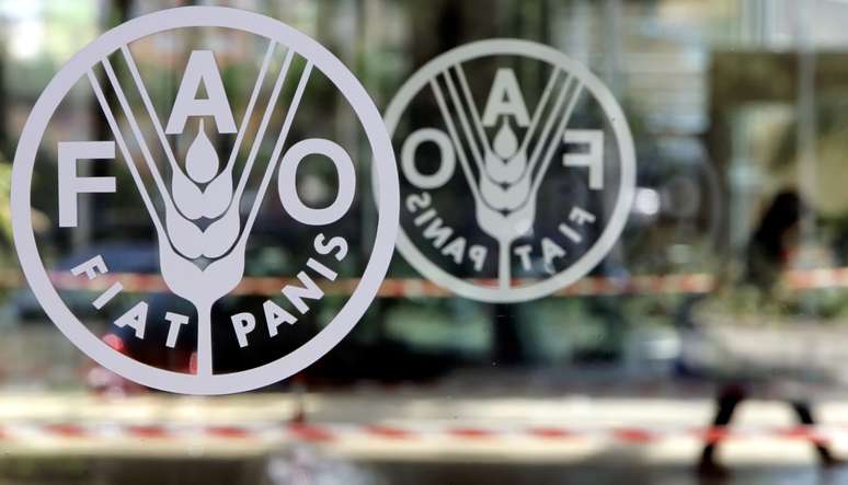 Logo da FAO-ONU em sua sede em Roma, Itália 
31/08/2005
REUTERS/Alessandro Bianchi