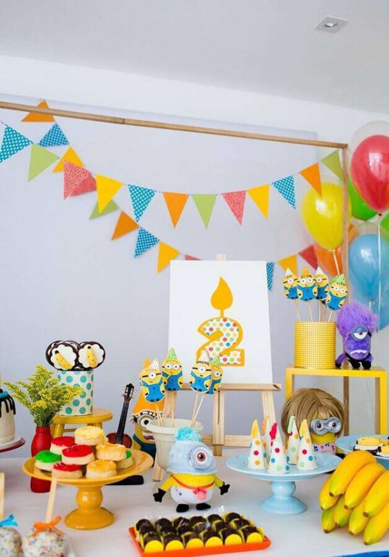 2. É importante planejar todos os passos antes de começar a decoração da mesa de doces aniversário – Foto: A Minha Festinha