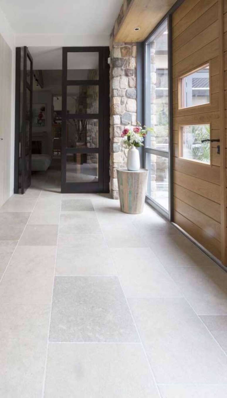 18. Pedra mineira na sala de estar &ndash; Por: D&eacute;cor F&aacute;cil