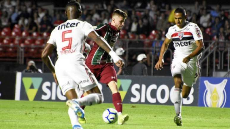 Cai Henrique fez linda jogada em gol do Fluminense (MAÍLSON SANTANA/FLUMINENSE)
