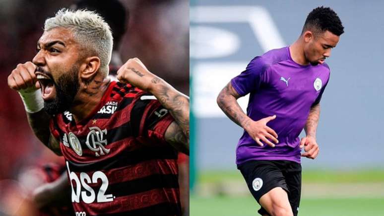 Gabriel: entre Barbosa e Jesus, comentarista Fábio Sormani escolheu seu atacante (Fotos: Reprodução Instagram)