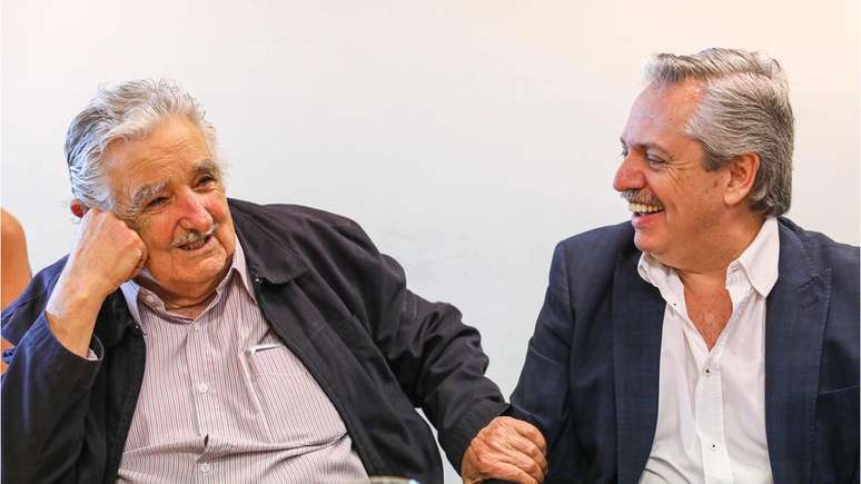 Mujica y Fernández, dos de los presentes en la reunión de este fin de semana.