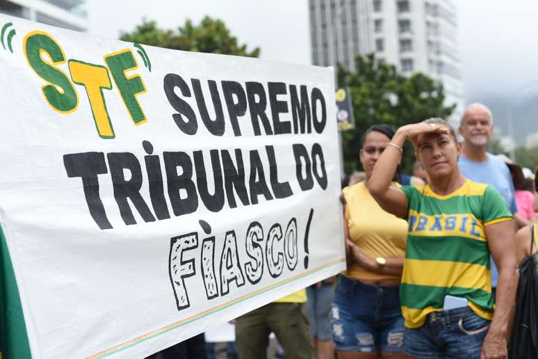 Manifestantes do Rio se reuniram em São Conrado, na zona sul.