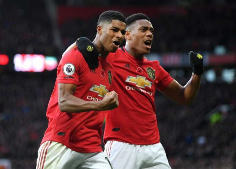 Rashford marcou e Martial concedeu duas assistências (Foto: Reprodução)