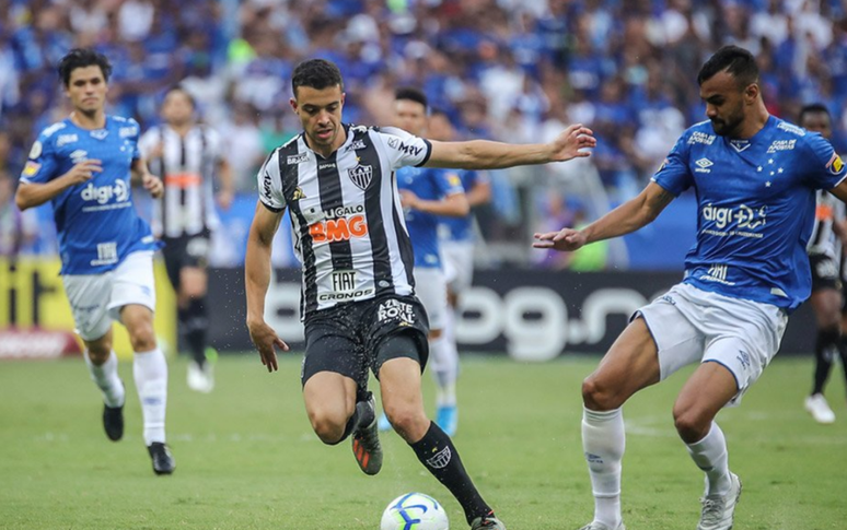 Atlético e Cruzeiro não saíram do zero (Foto: Reprodução twitter)