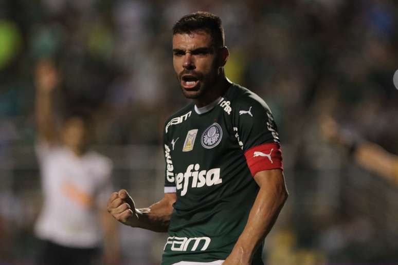 Bruno Henrique empatou para o Palmeiras.