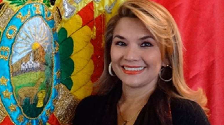 A senadora opositora Jeanine A&ntilde;ez reivindicou o direito de convocar o Congresso e assumir a Presid&ecirc;ncia
